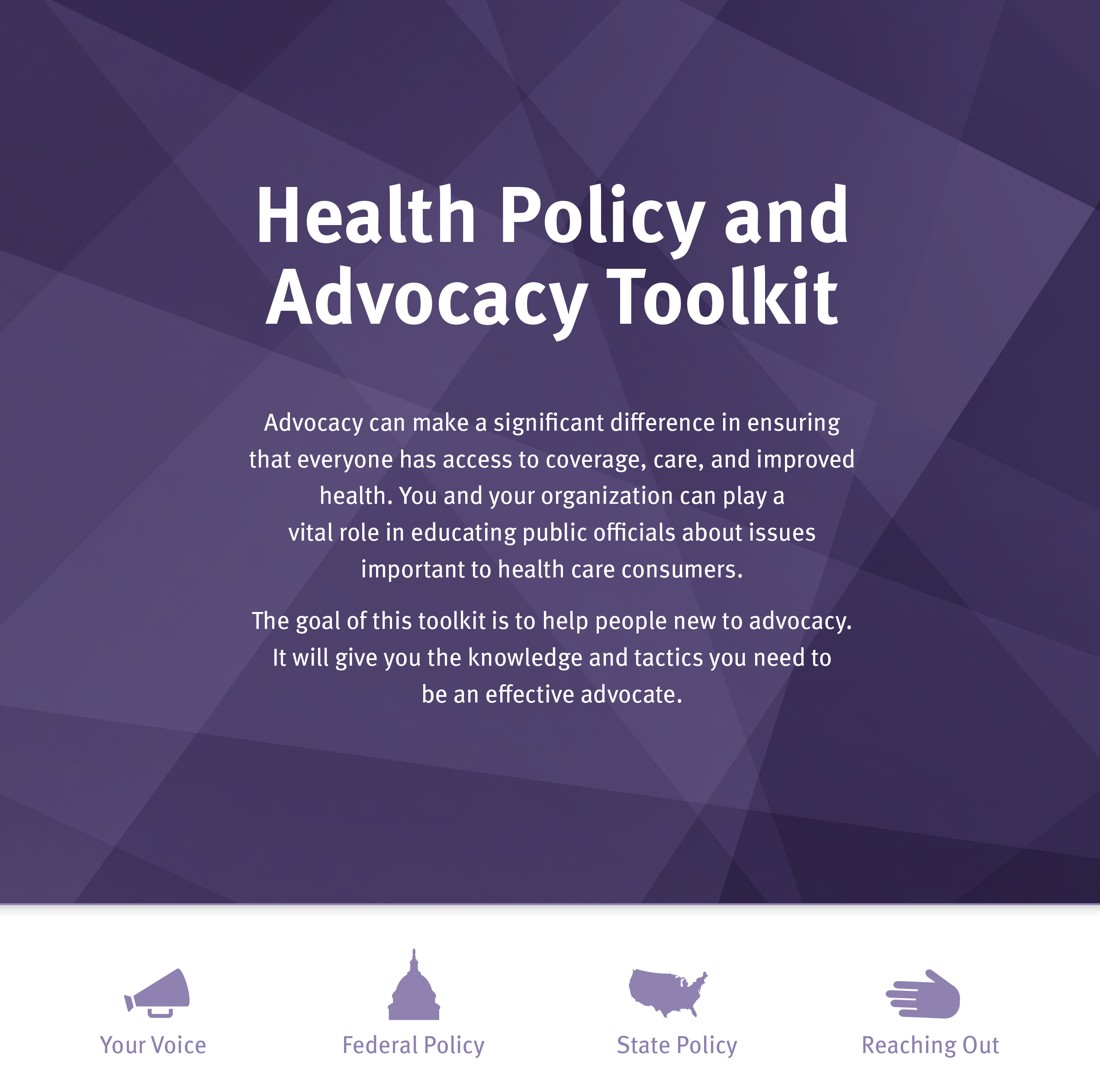 Health Policy and Advocacy Toolkit Families Usa