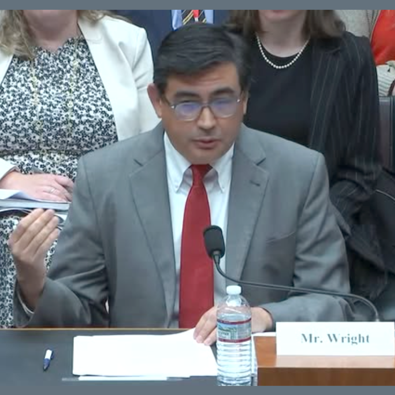 Anthony Wright of Families USA testifying